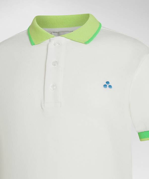 Peuterey Polo in piquet dettagli fluo Shopping Online