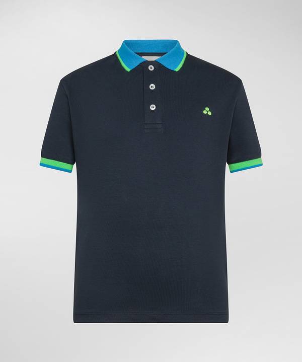 Peuterey Polo in piquet dettagli fluo Prezzo Ridotto