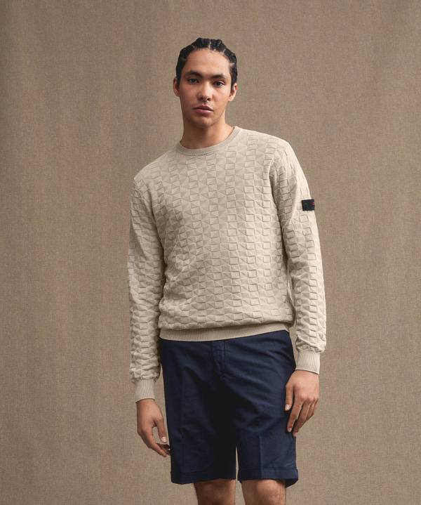 Peuterey Maglia in cotone con effetto 3D Offerta