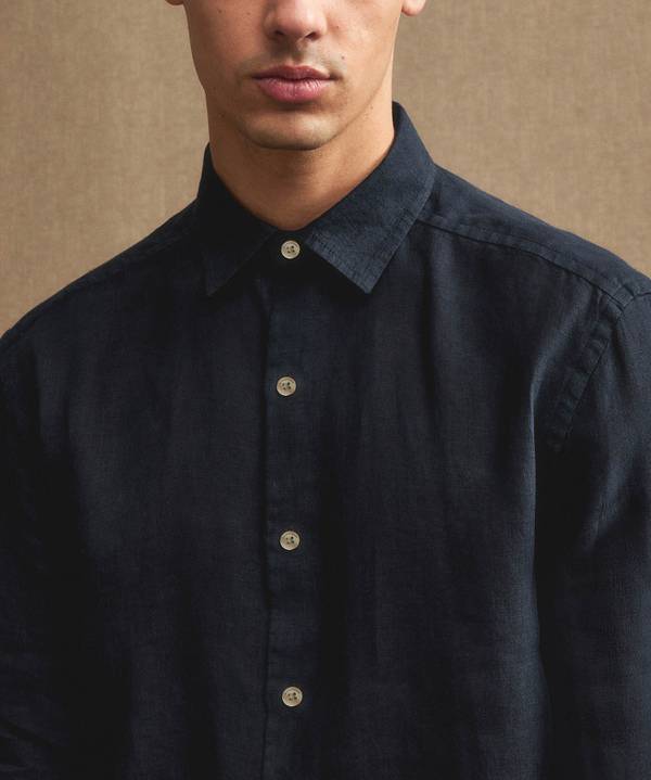 Peuterey Camicia in lino Vendita Calda