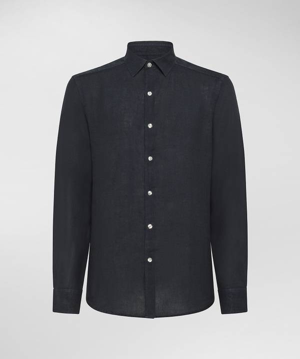 Peuterey Camicia in lino Vendita Calda