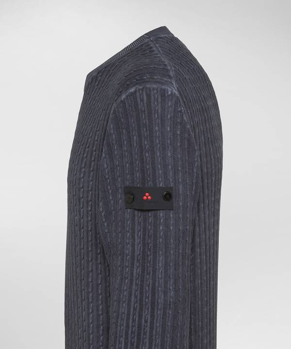 Peuterey Maglia a trecce in tricot di cotone Vendita Economica