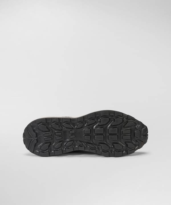 Peuterey Scarpa In Nylon E Pelle Con Suola Eva Effetto Used Italy