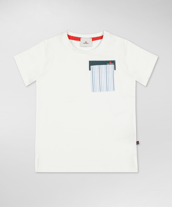 Peuterey T-shirt con taschino rigato Negozi Online