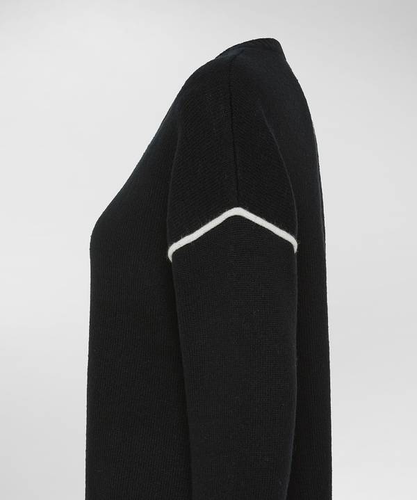 Peuterey Maglia In Misto Cachemire Con Dettagli A Contrasto Prezzo Ridotto