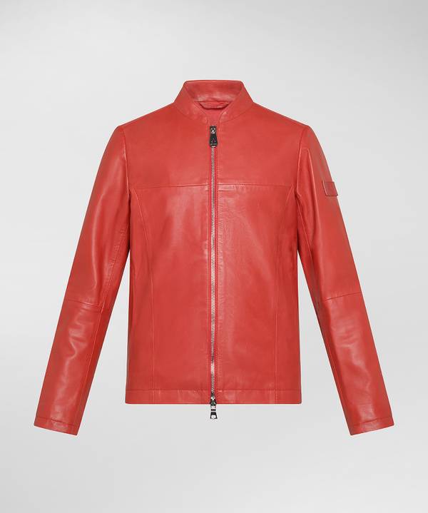 Peuterey Giacca biker in pelle Economico