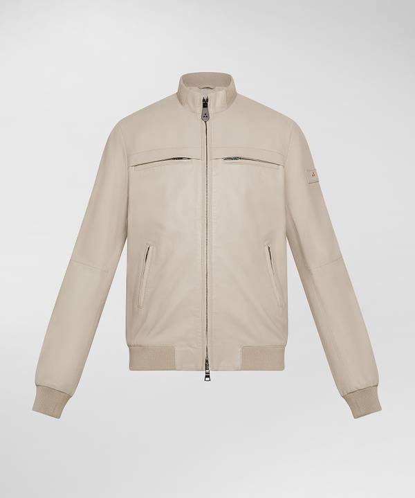 Peuterey Giacca bomber in pelle In Vendita