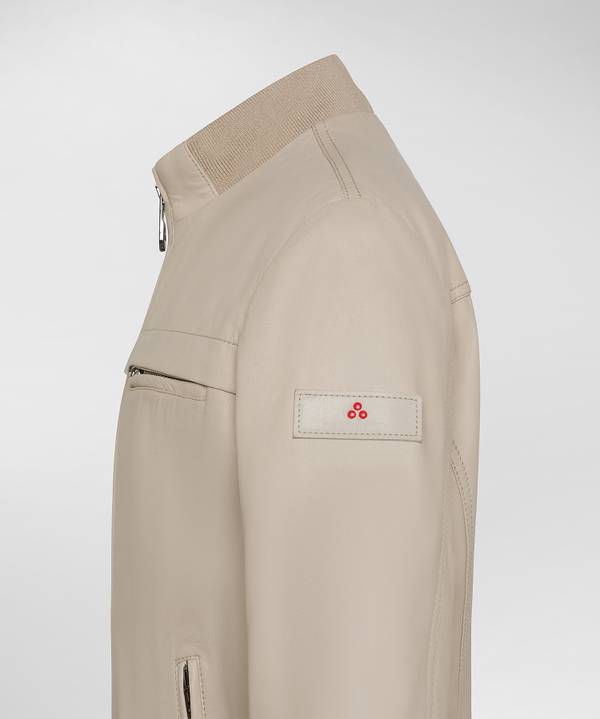 Peuterey Giacca bomber in pelle In Vendita