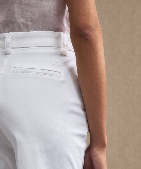 Peuterey Pantaloni in gabardine di cotone stretch Vendite Flash