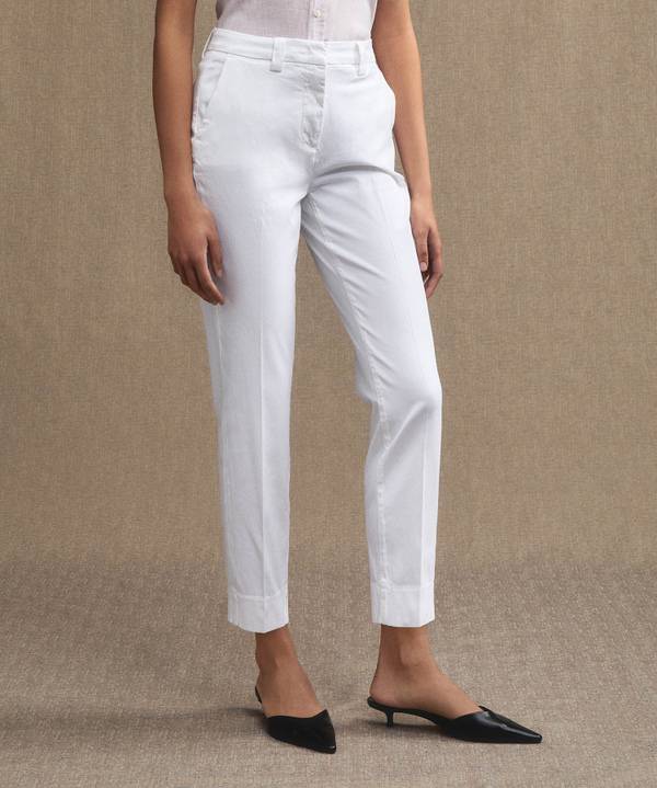 Peuterey Pantaloni in gabardine di cotone stretch Vendite Flash
