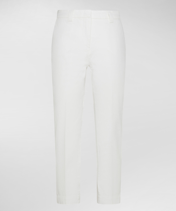 Peuterey Pantaloni in gabardine di cotone stretch Vendite Flash