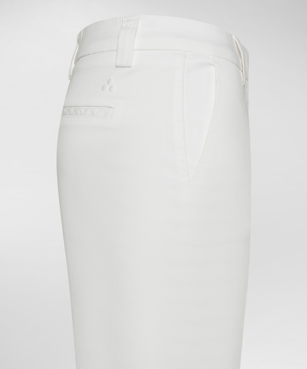 Peuterey Pantaloni in gabardine di cotone stretch Vendite Flash