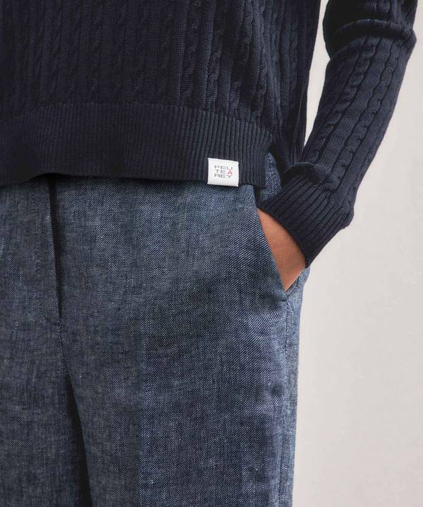 Peuterey Maglia a treccia in tricot di cotone Fino Al -60%