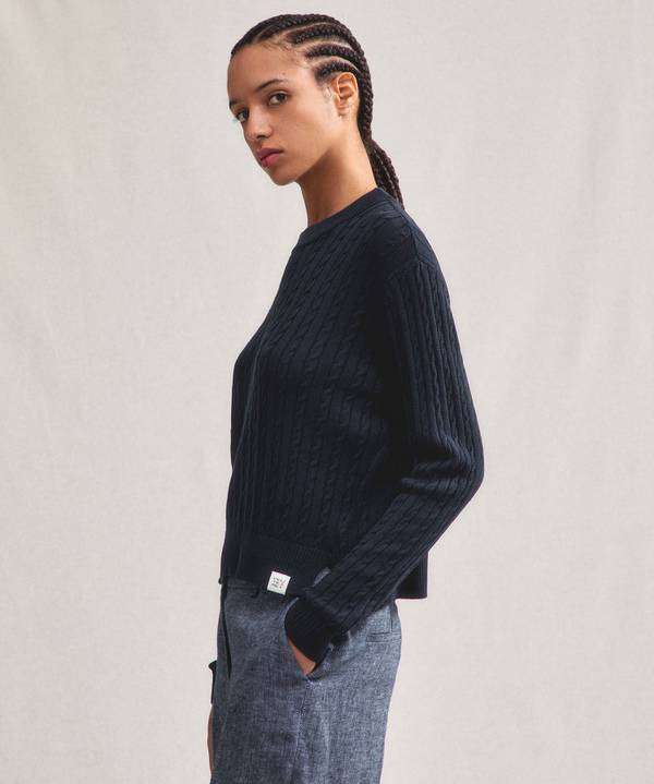 Peuterey Maglia a treccia in tricot di cotone Fino Al -60%