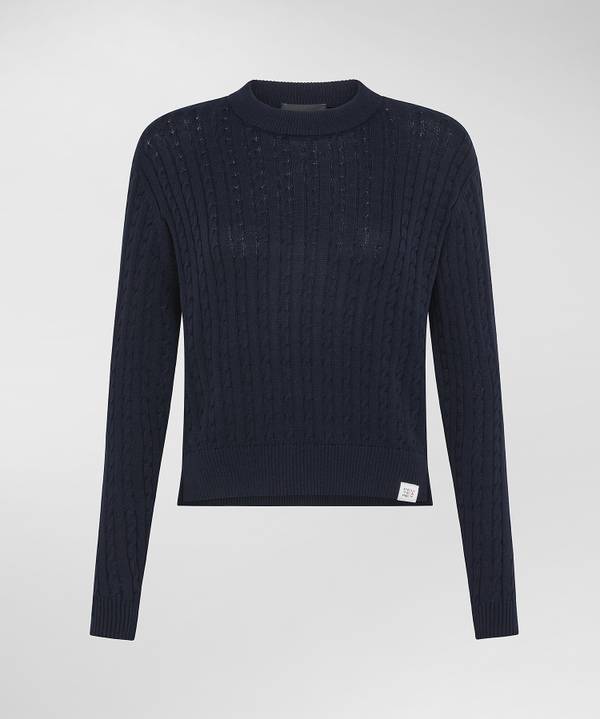 Peuterey Maglia a treccia in tricot di cotone Fino Al -60%