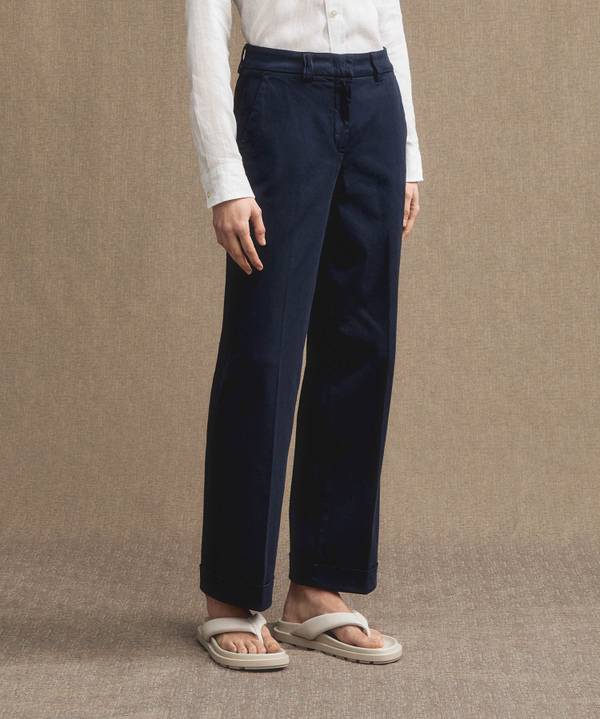 Peuterey Pantaloni in gabardine stretch Sottocosto