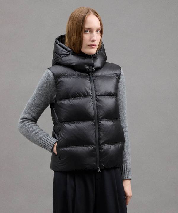 Peuterey Gilet In Ripstop Lucido Presa