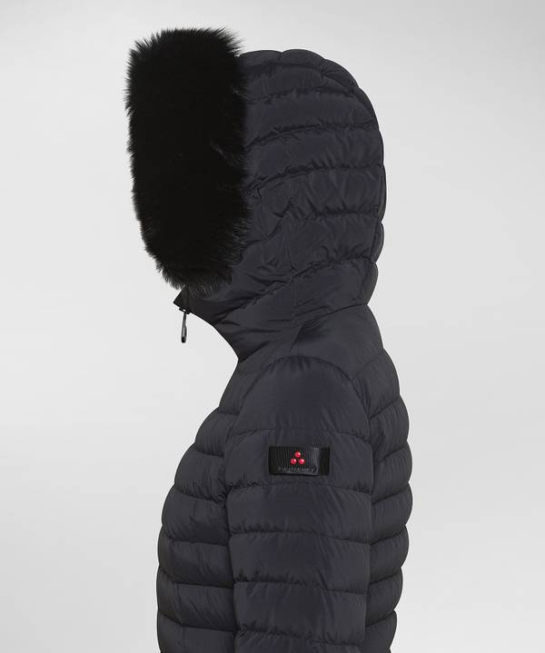 Peuterey Piumino Slim Con Pelliccia Vendita Economica