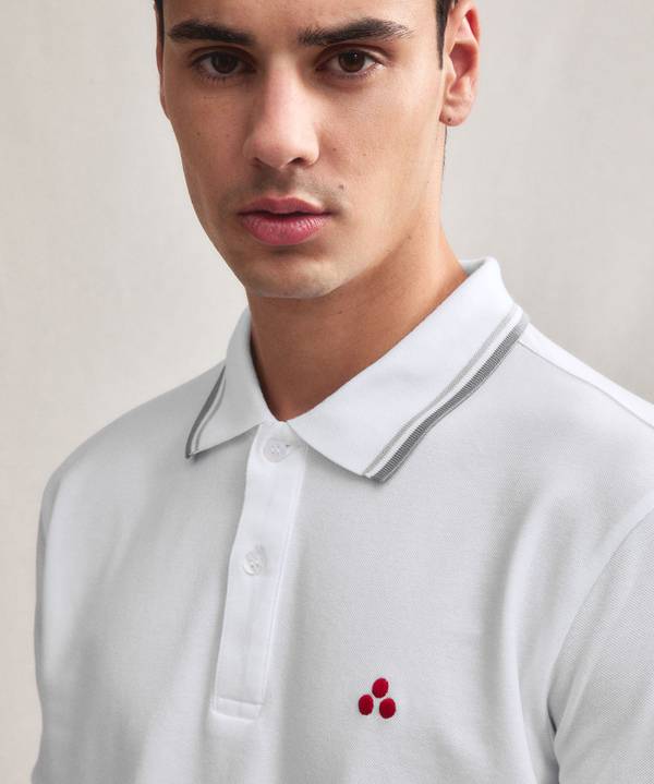 Peuterey Polo in piquet di cotone stretch Pezzi Unici