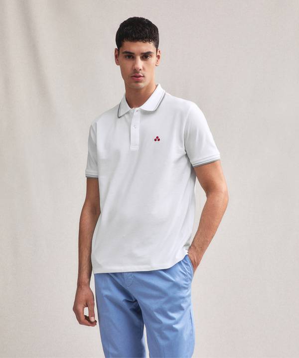 Peuterey Polo in piquet di cotone stretch Pezzi Unici