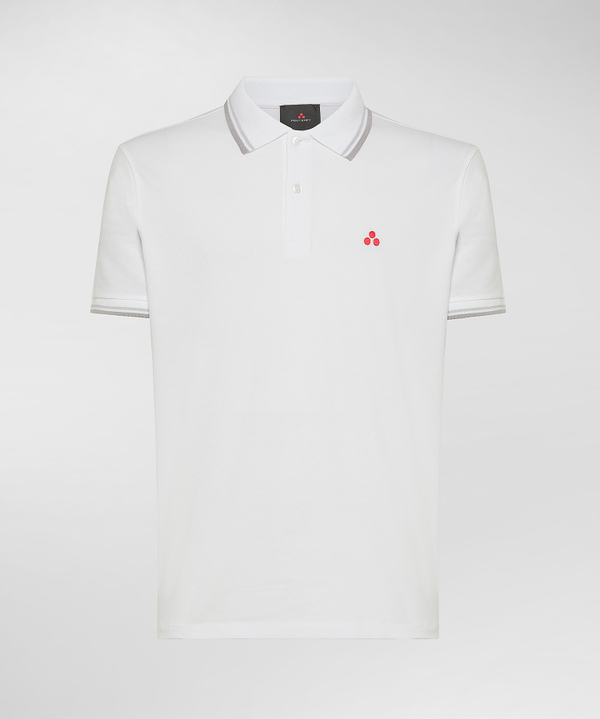 Peuterey Polo in piquet di cotone stretch Pezzi Unici