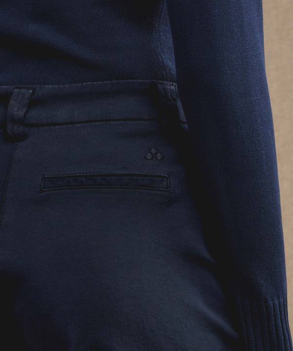 Peuterey Pantaloni in gabardine di cotone stretch Sconto
