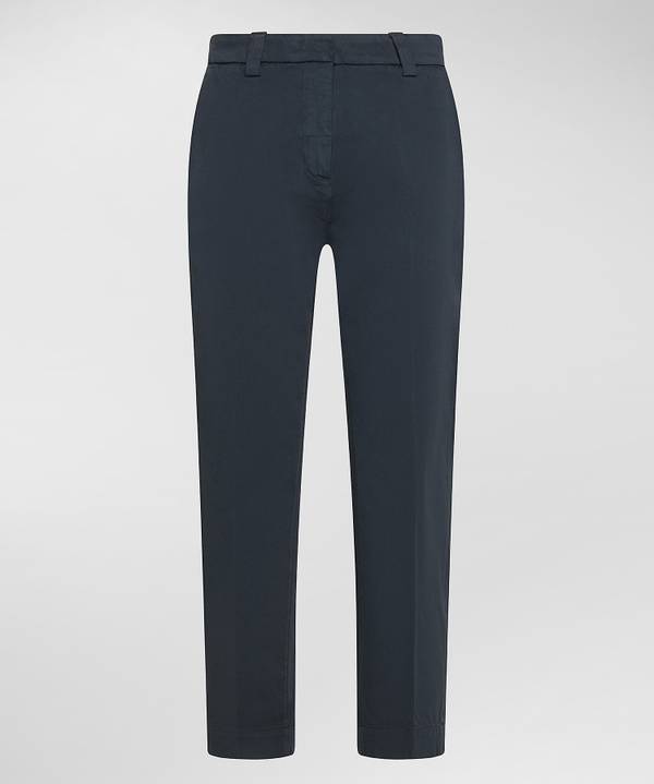 Peuterey Pantaloni in gabardine di cotone stretch Sconto