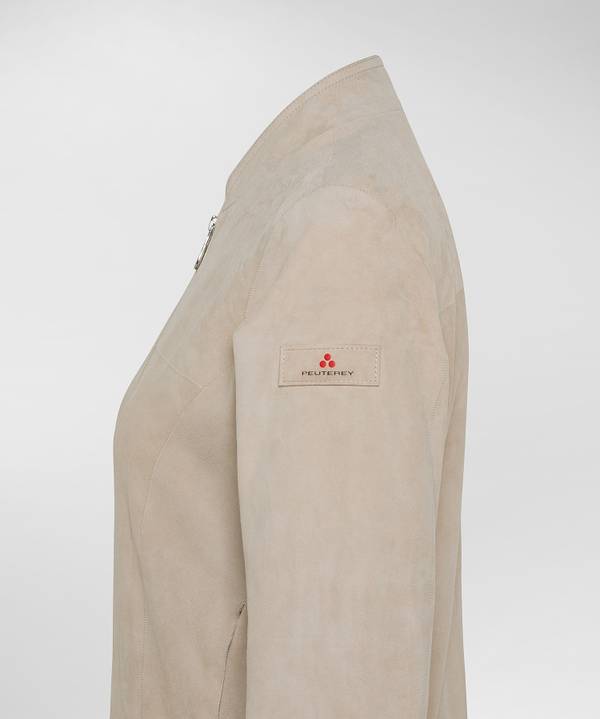 Peuterey Giacca biker in pelle In Vendita