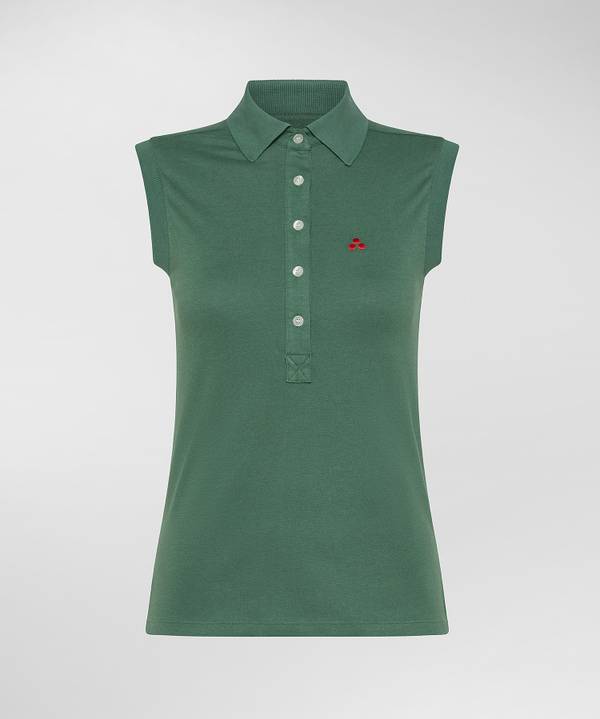 Peuterey Polo smanicata in piquet Vendita Calda