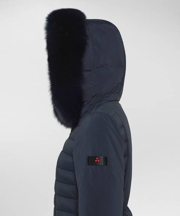 Peuterey Piumino Slim Con Pelliccia Italy