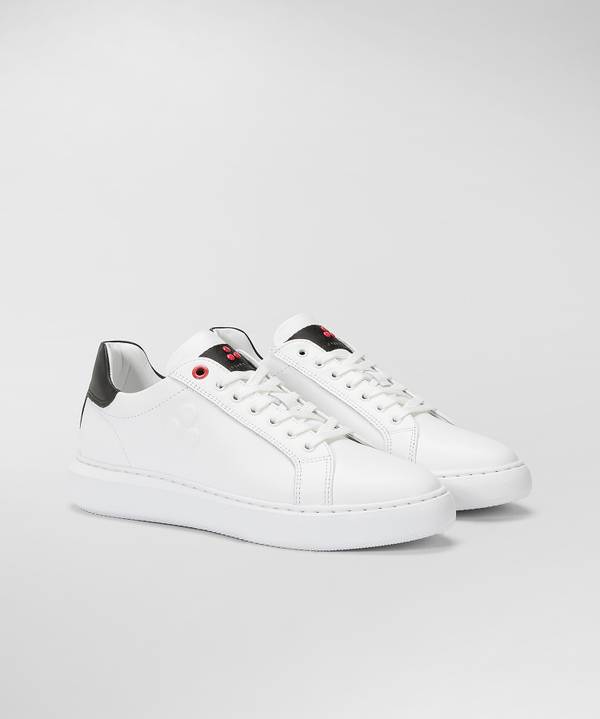 Peuterey Sneaker In Pelle Con Logo Goffrato Italia