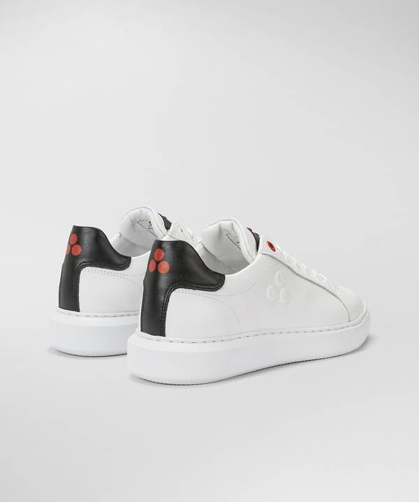 Peuterey Sneaker In Pelle Con Logo Goffrato Italia