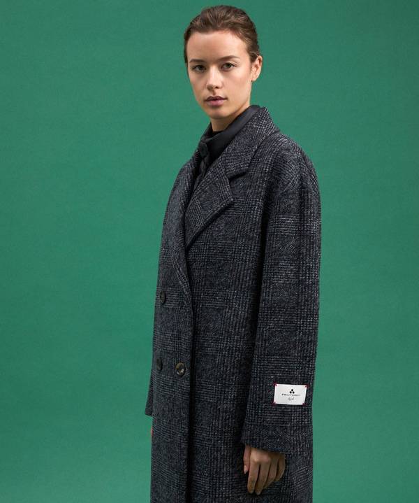 Peuterey Cappotto Doppio Petto Con Pettorina Staccabile Qualità