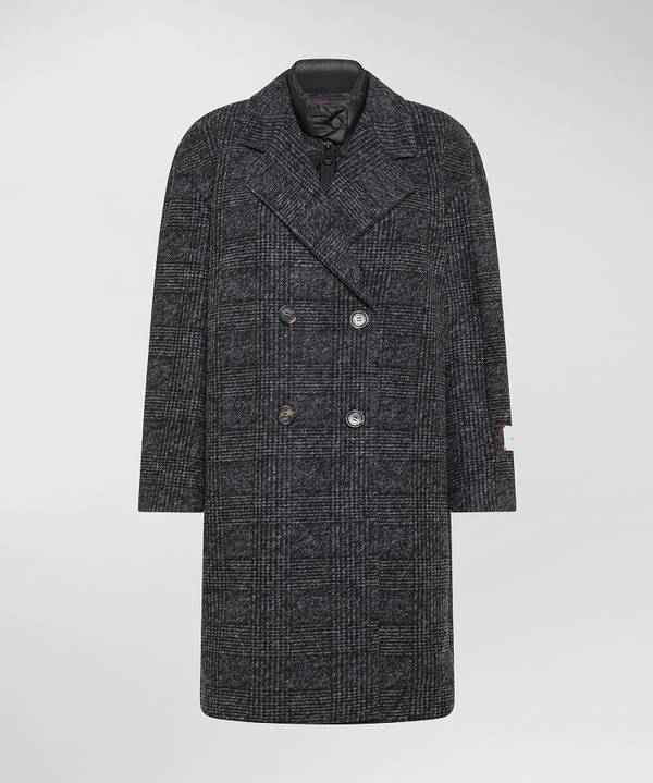 Peuterey Cappotto Doppio Petto Con Pettorina Staccabile Qualità