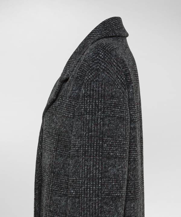 Peuterey Cappotto Doppio Petto In Misto Lana Vendita