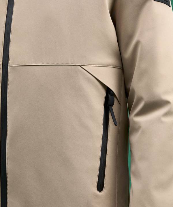 Peuterey Bomber Liscio In Primaloft Con Dettagli Neri Sottocosto