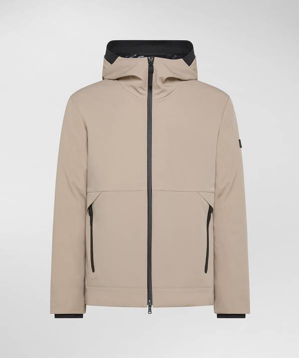 Peuterey Bomber Liscio In Primaloft Con Dettagli Neri Sottocosto