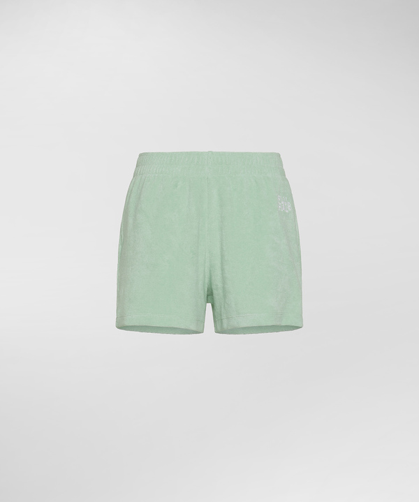 Peuterey Shorts in morbida spugna di cotone Online Outlet