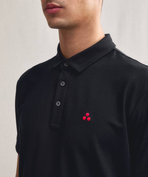 Peuterey Polo in piquet stretch Saldi Di Fabbrica