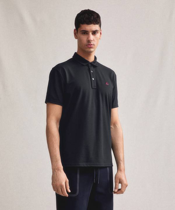 Peuterey Polo in piquet stretch Saldi Di Fabbrica