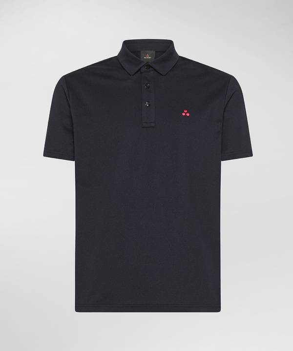 Peuterey Polo in piquet stretch Saldi Di Fabbrica