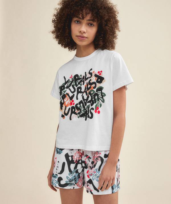 Peuterey T-shirt con stampa frontale Spedizione Gratuita