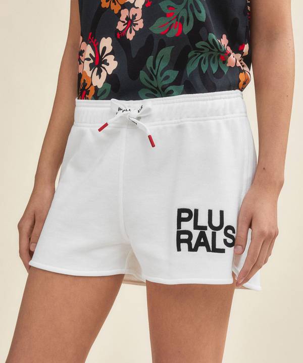 Peuterey Shorts con scritta Plurals Soddisfazione Garantita