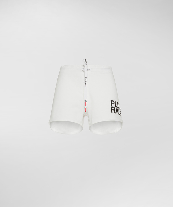 Peuterey Shorts con scritta Plurals Soddisfazione Garantita