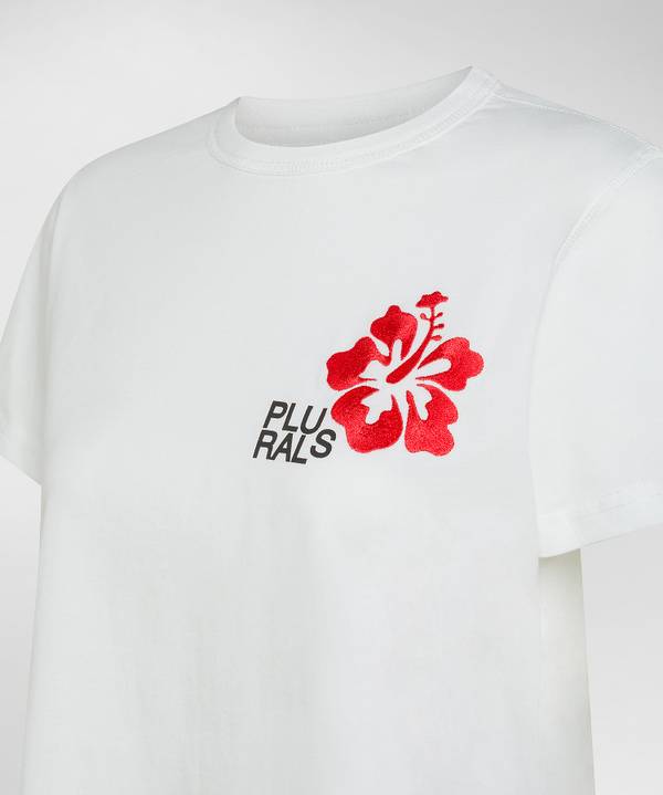 Peuterey T-shirt con ricamo tropicale Moda