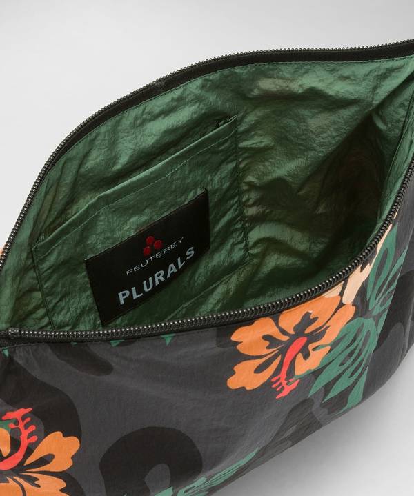 Peuterey Pochette in nylon con fantasia In Linea