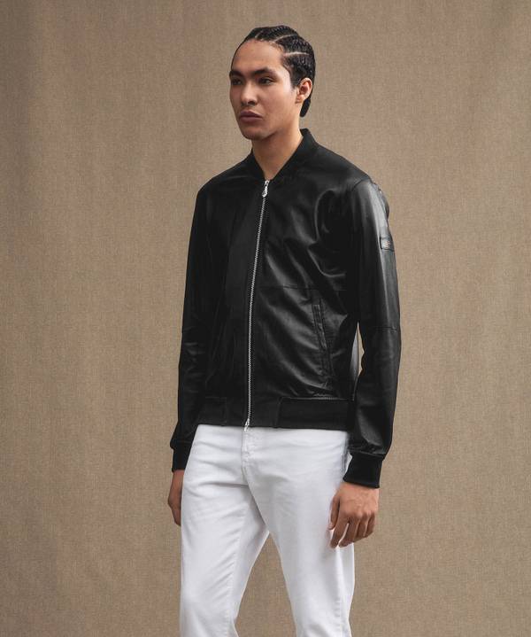 Peuterey Giacca bomber in pelle Vendita Calda