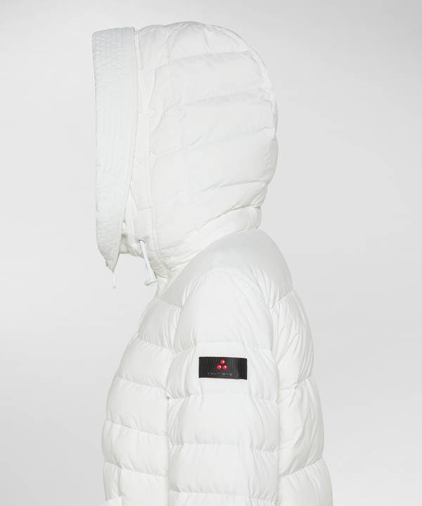 Peuterey Piumino Lungo Con Pelliccia In Tono Colore Online Outlet