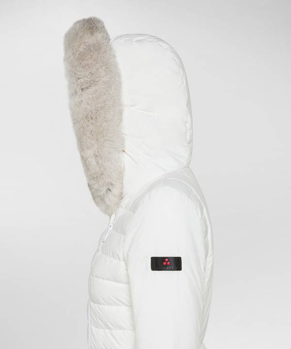 Peuterey Piumino Slim Con Pelliccia Negozi Online