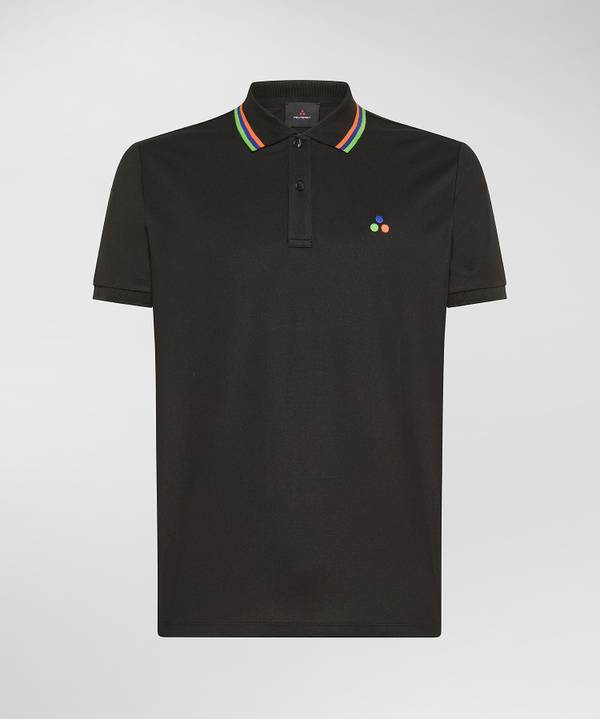 Peuterey Polo in piquet stretch di cotone e seta Consegna Veloce